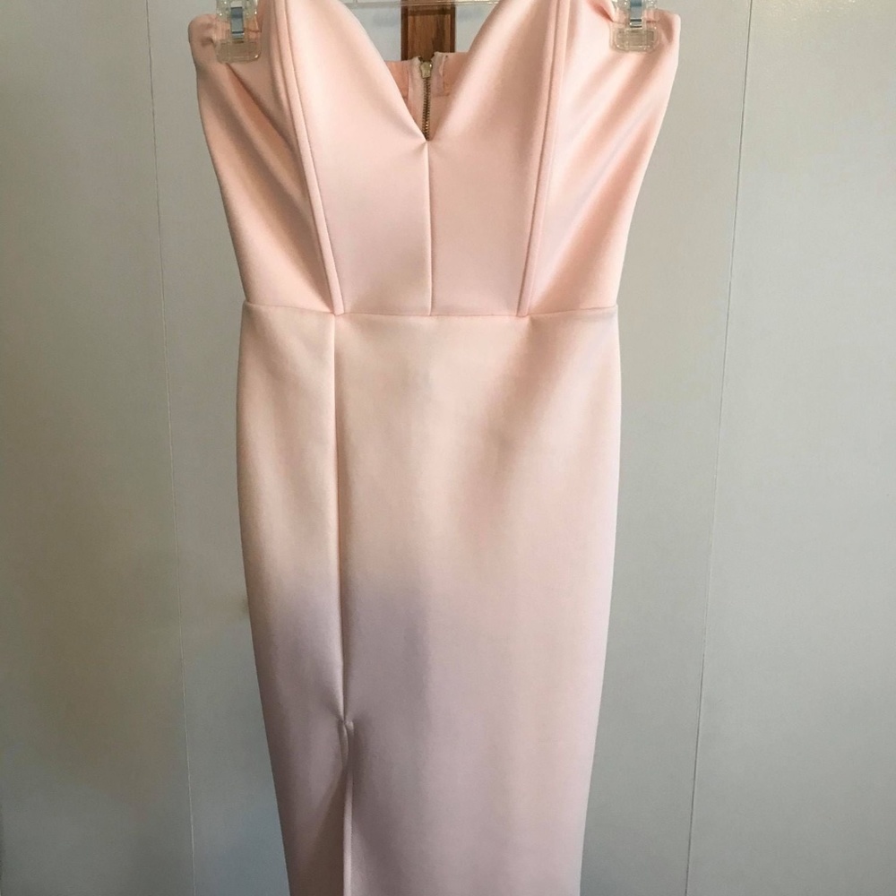 Charlotte Russe light pink cocktail dress